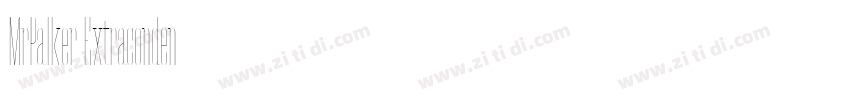 MrPalker Extraconden字体转换